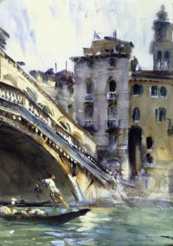 John Singer Sargent : The Rialto: Venice